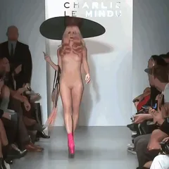 nudes Tree Carr (full nude catwalk at London Fashion Week 2010)