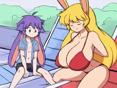 bunny milf exposes her huge tits