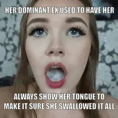 you are always thinking about it since she told you