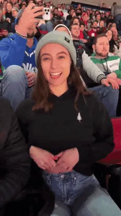 tit flash in the nosebleed seats