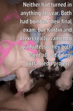 bad students sucking d for their diploma