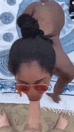 public beach blowjob 2