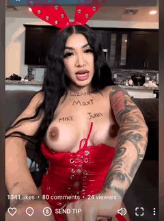 red bunny costume small tits zslaay tease