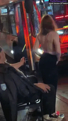 bus stop lapdance thot.