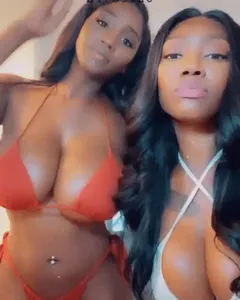 ellie mae and courtney ohagwu looking beautiful in their bikinis