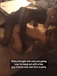 When she try bbc for the first time she hooked