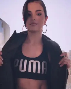 selena teases the camera