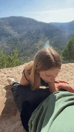 deep throat outdoors