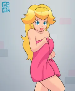 princess peach showing that perfect body