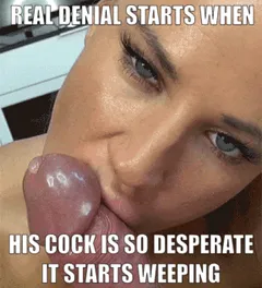wait for signs of his desperation