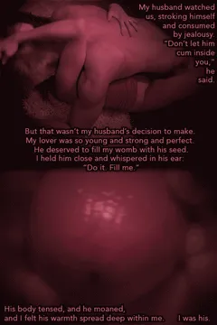he filled her