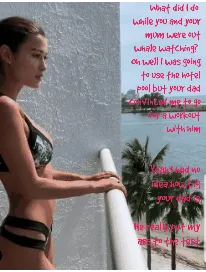 your girlfriend was almost too tired to fuck you on your tropical holiday