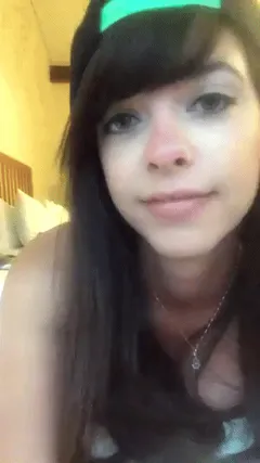 cute teen showing off her cute butt