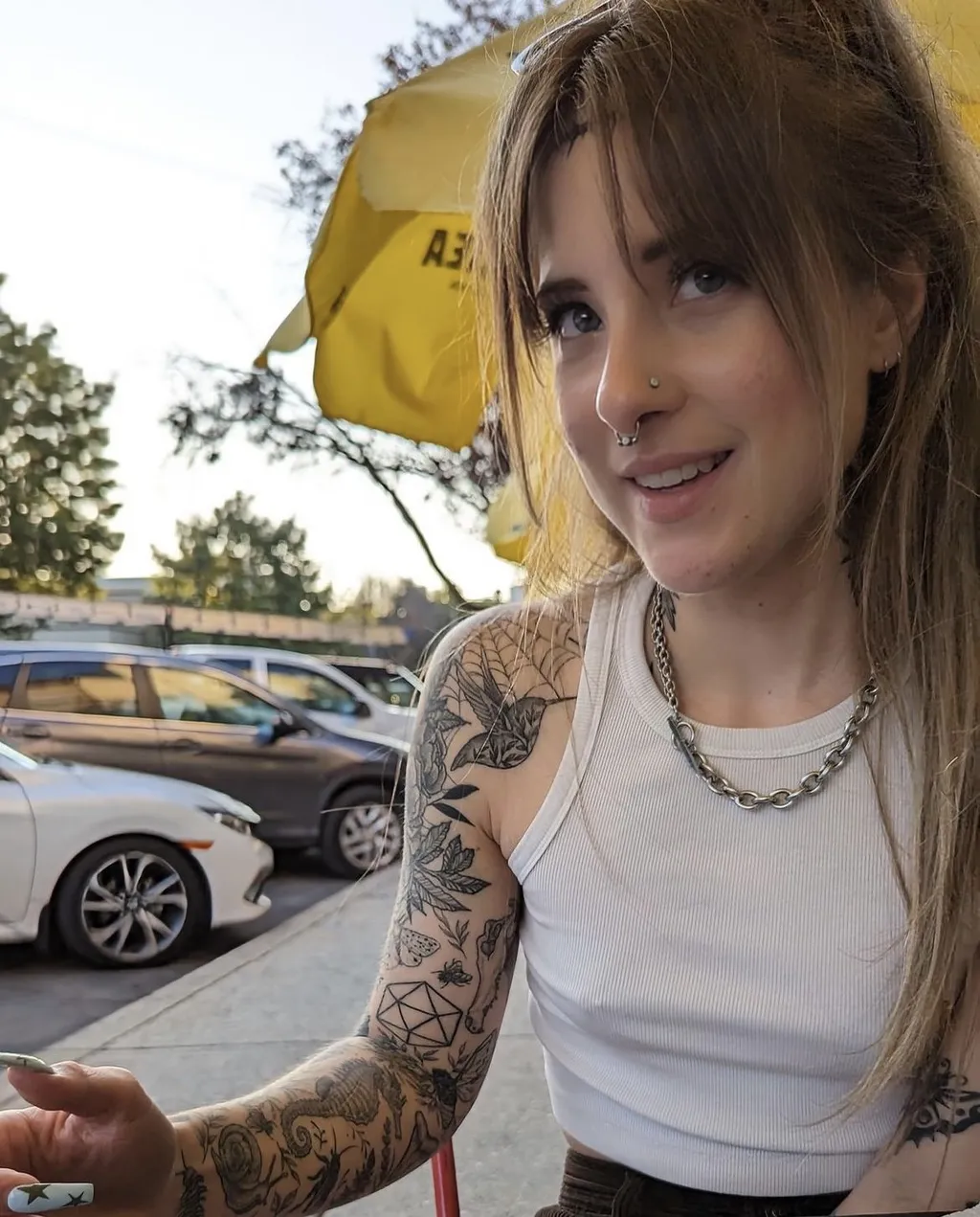 Tattoo covered slut EXPOSED