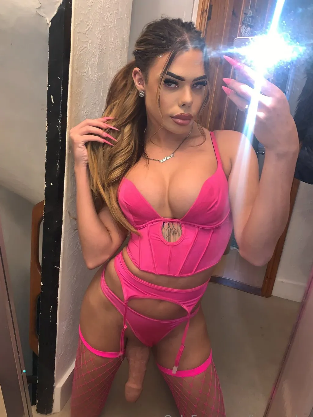 Hung Latina Trans Girl Cumming On Herself - Trans, Tranny, Trap, Tgirl, Ts, Shemale, Femboy